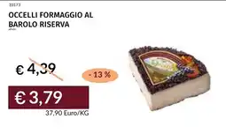 Prezzemolo e Vitale Occelli formaggio al barolo riserva offerta