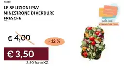 Prezzemolo e Vitale Le selezioni p&v minestrone di verdure fresche offerta