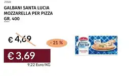 Prezzemolo e Vitale Galbani santa lucia mozzarella per pizza offerta