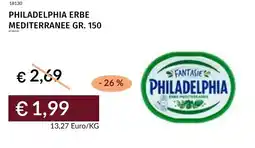 Prezzemolo e Vitale Philadelphia erbe mediterranee offerta