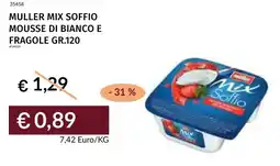 Prezzemolo e Vitale Muller mix soffio mousse di bianco e fragole offerta