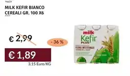 Prezzemolo e Vitale Milk kefir bianco cereali offerta