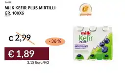 Prezzemolo e Vitale Milk kefir plus mirtilli offerta