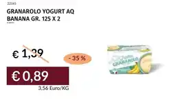 Prezzemolo e Vitale Granarolo yogurt aq banana offerta