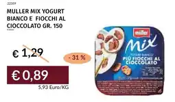 Prezzemolo e Vitale Muller mix yogurt bianco e fiocchi al cioccolato offerta