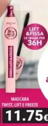 Tigotà Mascara twist, lift e freeze offerta
