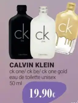 Tigotà CALVIN KLEIN ck one/ck be/ck one gold eau de toilette unisex offerta