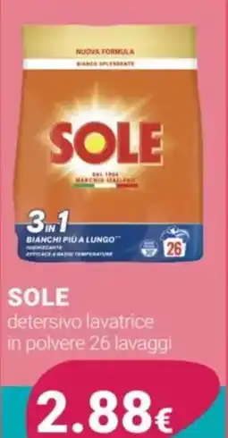 Tigotà SOLE detersivo lavatrice in polvere offerta