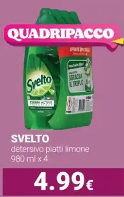 Tigotà SVELTO detersivo piatti limone offerta