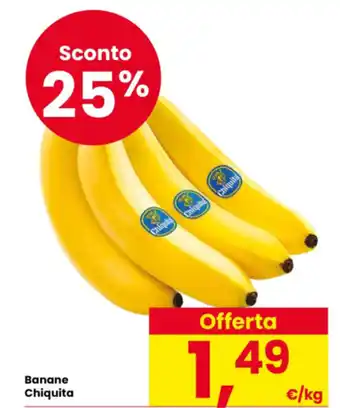 Eurospar Banane Chiquita offerta