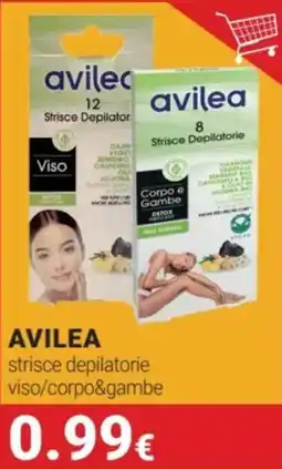 Tigotà AVILEA strisce depilatorie viso/corpo&gambe offerta