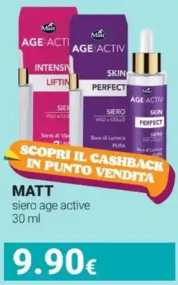 Tigotà MATT siero age active offerta