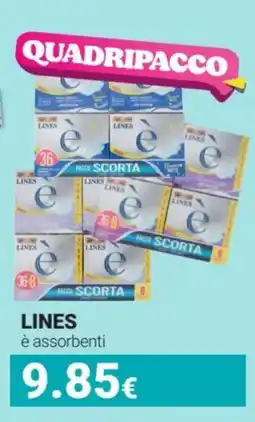 Tigotà LINES è assorbenti offerta
