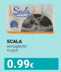 Tigotà SCALA asciugatutto 4 rotoli offerta