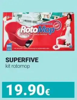 Tigotà SUPERFIVE kit rotomop offerta