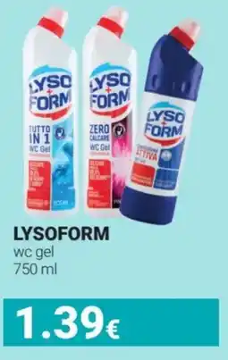 Tigotà LYSOFORM wc gel offerta