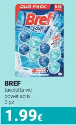 Tigotà BREF tavoletta wc power activ 2 pz offerta