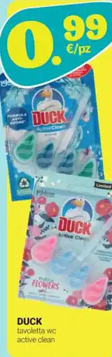 Tigotà DUCK tavoletta wc active clean offerta
