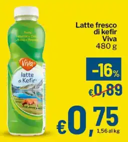 Qui Discount Latte fresco di kefir Viva offerta