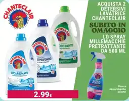 Tigotà Acquista 2 detersivi lavatrice CHANTECLAIR offerta