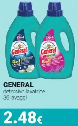 Tigotà GENERAL detersivo lavatrice offerta