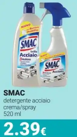 Tigotà SMAC detergente acciaio crema/spray offerta