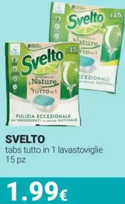 Tigotà SVELTO tabs tutto in 1 lavastoviglie offerta