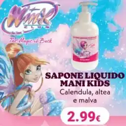 Tigotà SAPONE LIQUIDO MANI KIDS Calendula, altea e malva offerta