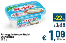 Qui Discount Formaggio fresco Straki Sterilgarda offerta