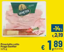 Qui Discount Prosciutto cotto Praga Senfter offerta