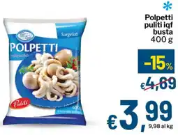 Qui Discount Polpetti puliti iqf busta offerta