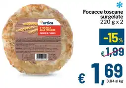 Qui Discount Focacce toscane surgelate offerta