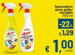 Qui Discount Sgrassatore spray giallo/ marsiglia offerta