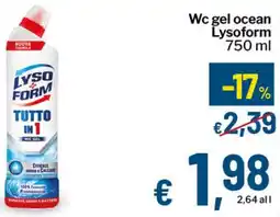 Qui Discount Wc gel ocean Lysoform offerta