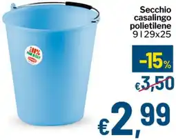 Qui Discount Secchio casalingo polietilene offerta