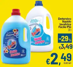 Qui Discount Detersivo liquido lavatrice Facile Più offerta