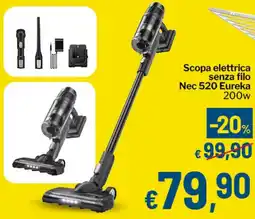Qui Discount Scopa elettrica senza filo Nec 520 Eureka offerta