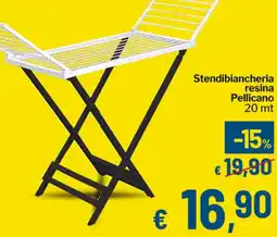 Qui Discount Stendibiancheria resina Pellicano offerta