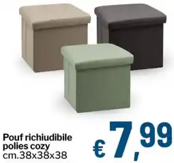 Qui Discount Pouf richiudibile polies cozy offerta