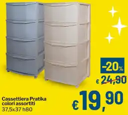 Qui Discount Cassettiera Pratika offerta