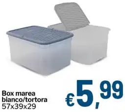 Qui Discount Box marea bianco/tortora offerta