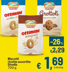 Qui Discount Biscotti ricette Divella offerta