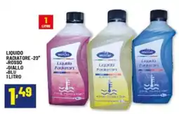 Risparmio Casa Liquido radiatore-20° rosso giallo blu offerta