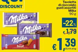 Qui Discount Tavoletta di cioccolato Milka offerta
