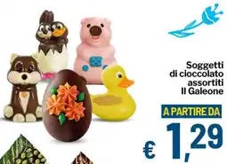 Qui Discount Soggetti di cioccolato Il Galeone offerta