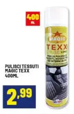 Risparmio Casa Pulisci tessuti magic texx offerta