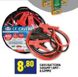 Risparmio Casa Cavo batteria 400amp 1,8mt 8,52mm2 offerta