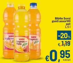 Qui Discount Bibite Sorsi pet offerta