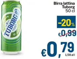 Qui Discount Birra lattina Tuborg offerta