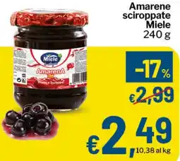 Qui Discount Amarene sciroppate Miele offerta